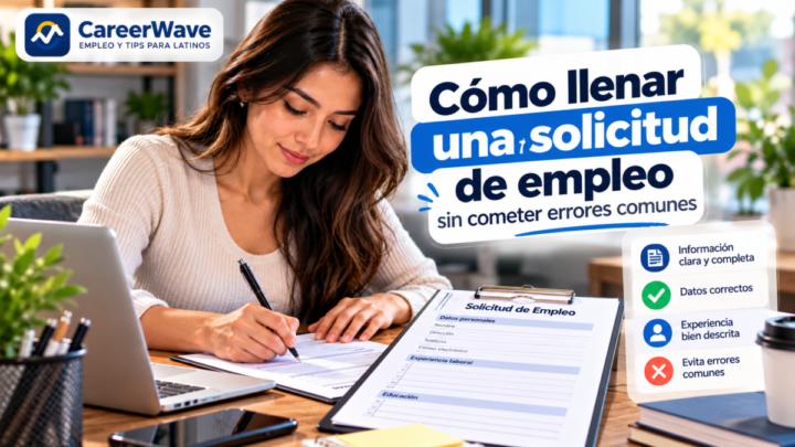 Cómo llenar una solicitud de empleo sin cometer errores comunes
