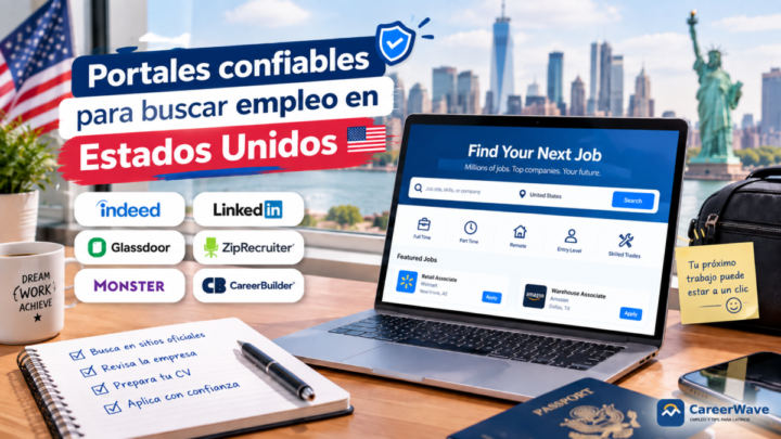 Portales confiables para buscar empleo en Estados Unidos