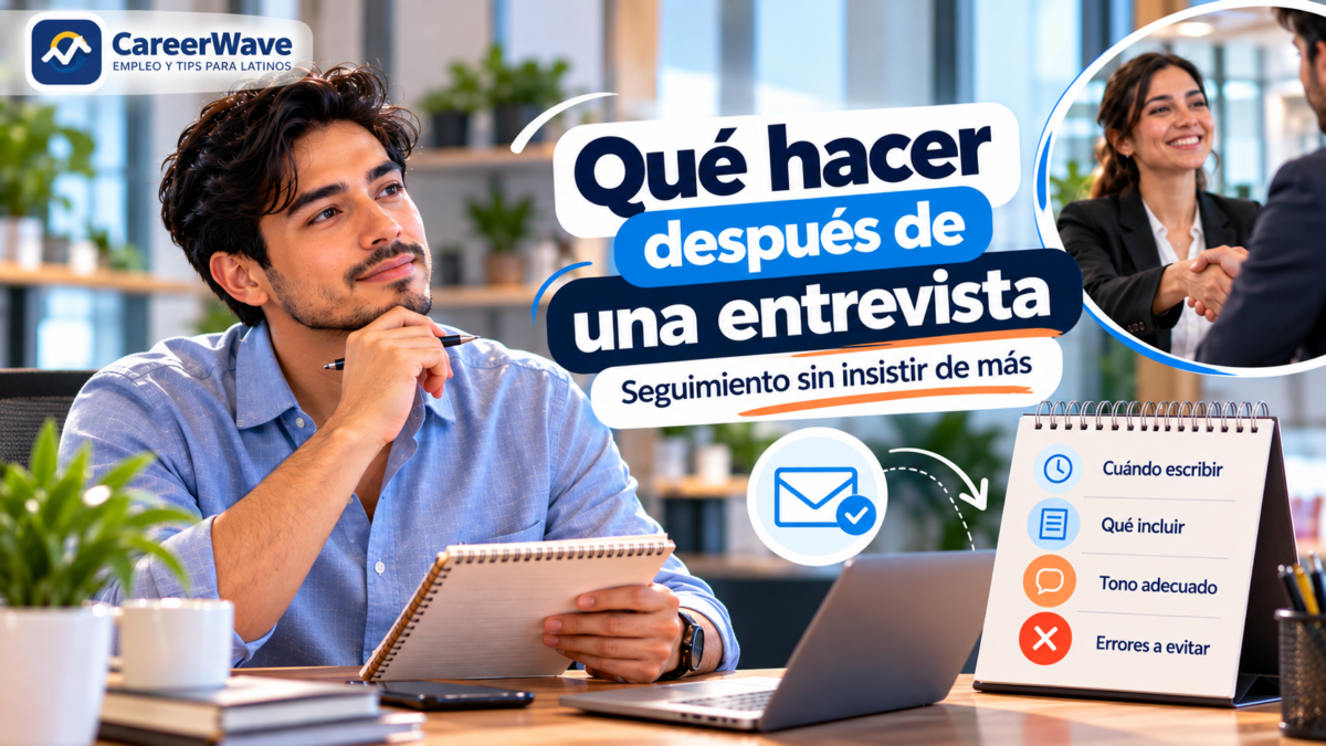 Qué hacer después de una entrevista